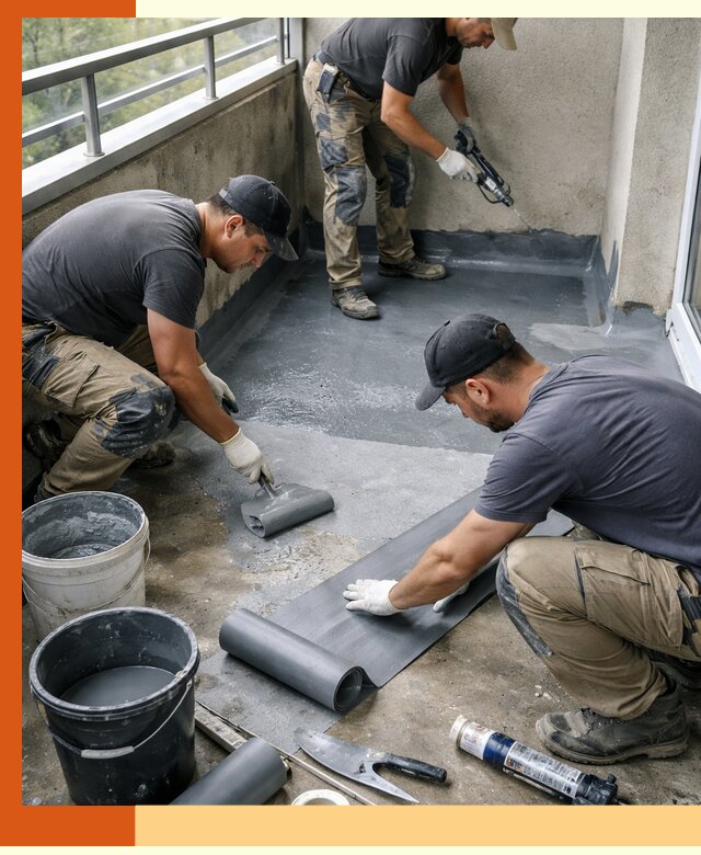 Гидроизоляция балкона в Острогожске: надежная защита от протечек