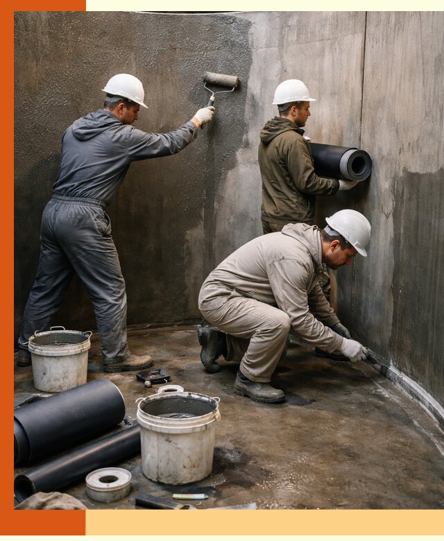 Гидроизоляция резервуара профессионально в Острогожске