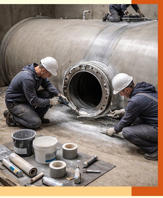 Гидроизоляция резервуара с топливом в Острогожске от 78233 руб. под ключ | ТепломастерСтг