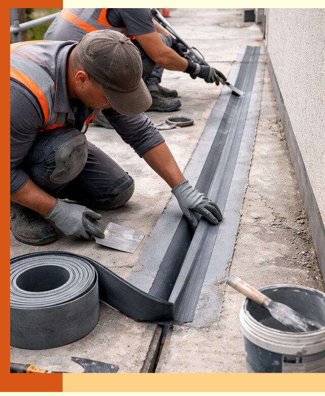 Гидроизоляция деформационного шва в Острогожске профессионально и надежно