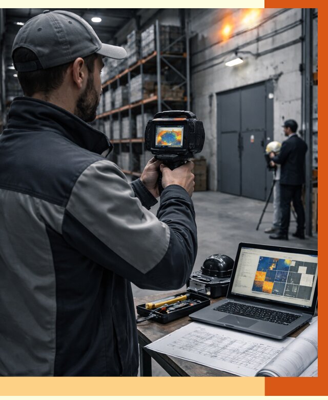 Тепловизионное обследование склада в Острогожске от 6780 руб. | ТепломастерСтг