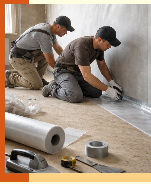 Монтаж пароизоляции для дома и помещений в Острогожске